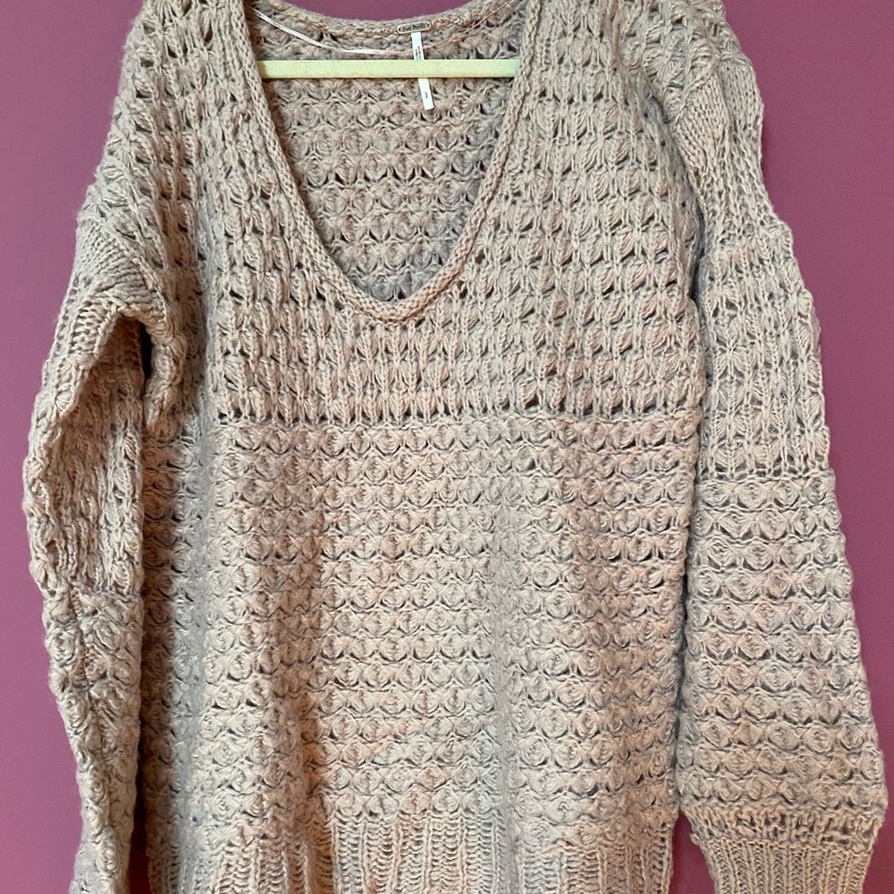 Free People knit sweater